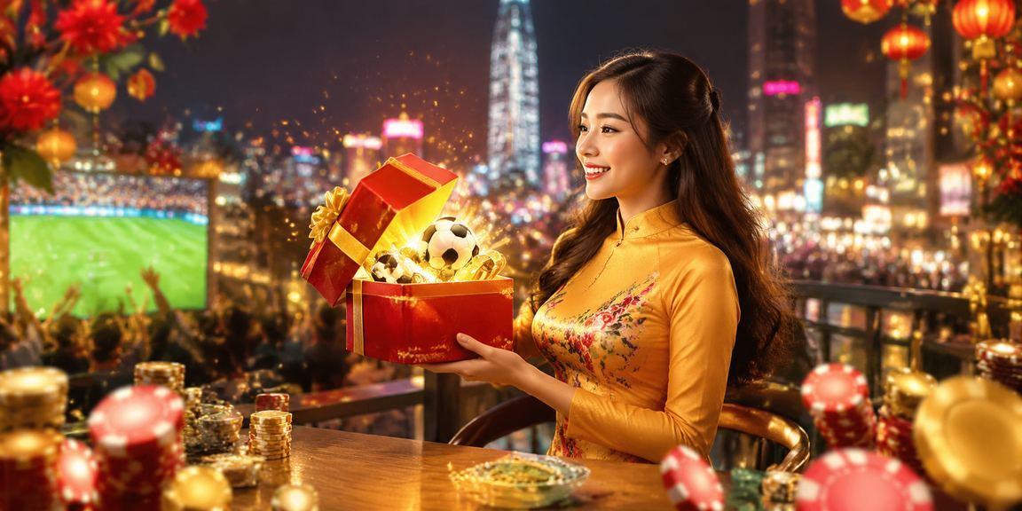 Người hâm mộ bóng đá tại TP.HCM theo dõi kèo cược lớn qua điện thoại trong trang phục áo dài truyền thống